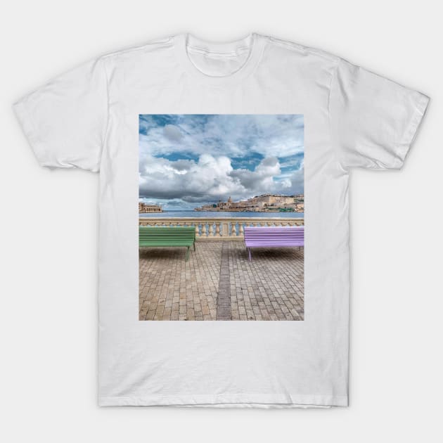 Cloudy day in Malta T-Shirt by GRKiT